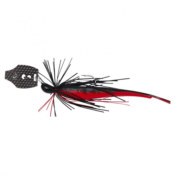 Savage Gear Crazy Swim Jig 10cm 8.5g Sinking - Black N Red ryhmässä Vieheet / Chatter- ja lippavieheet @ Sportfiskeprylar.se (76735)