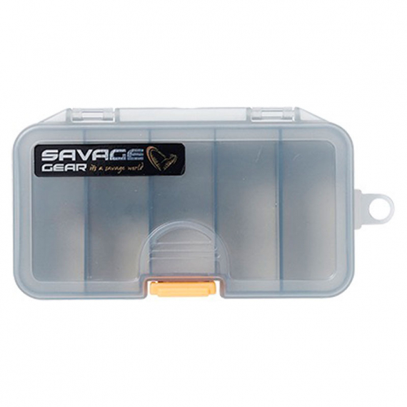 Savage Gear Lurebox 1A Smoke 13.8x7.7x3.1cm ryhmässä Säilytys / Rasiat ja laatikot / Viehelaatikot @ Sportfiskeprylar.se (76767)