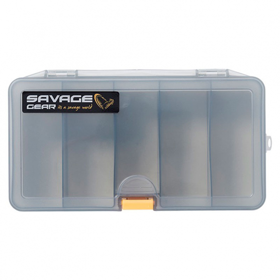 Savage Gear Lurebox 4A Smoke 21.4x11.8x4.5cm ryhmässä Säilytys / Rasiat ja laatikot / Viehelaatikot @ Sportfiskeprylar.se (76773)