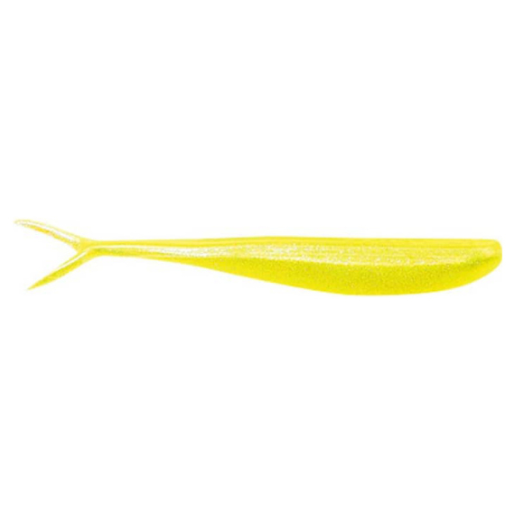 Fin-S Fish, 6,5cm, Chartreuse Silk - 20pack ryhmässä Uistimet / vieheet / Softbaits / Kumikalat / Pystysuorat pehmeät syötit @ Sportfiskeprylar.se (78-FS250-027)