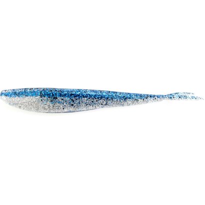 Fin-S Fish, 8,9cm, Blue Ice - 10pack ryhmässä Uistimet / vieheet / Softbaits / Kumikalat / Pystysuorat pehmeät syötit @ Sportfiskeprylar.se (78-FS350-025)