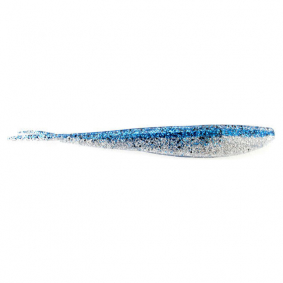 Fin-S Fish, 10cm, Blue Ice - 10pack ryhmässä Uistimet / vieheet / Softbaits / Kumikalat / Pystysuorat pehmeät syötit @ Sportfiskeprylar.se (78-FS400-025)