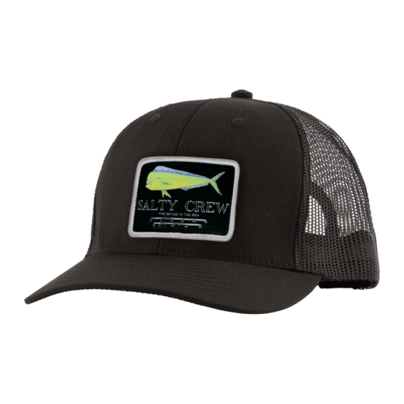 Salty Crew Mahi Mount Retro Trucker Black ryhmässä Vaatteet ja kengät / Lippalakit ja päähineet / Lippikset @ Sportfiskeprylar.se (804046169406)