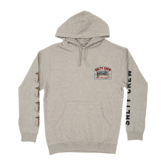 Salty Crew Fly Drop Fleece Grey Heather ryhmässä Vaatteet ja kengät / Vaatetus / Villapaidat / Hupparit @ Sportfiskeprylar.se (804046356639r)