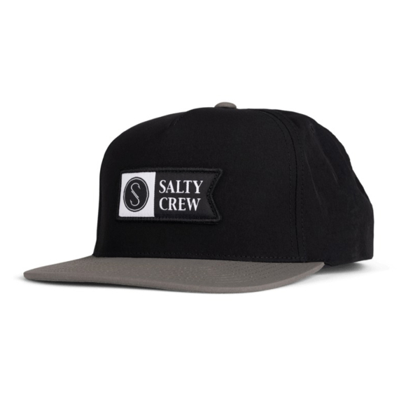 Salty Crew Alpha Tech 5 Panel Black/Coffee ryhmässä Vaatteet ja kengät / Lippalakit ja päähineet / Lippikset @ Sportfiskeprylar.se (804046448839)