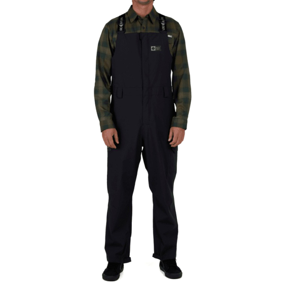 Salty Crew Long Range Bib Black ryhmässä Vaatteet ja kengät / Vaatetus / Housut / Avohaalarit @ Sportfiskeprylar.se (804046450993r)