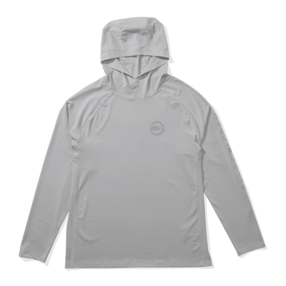 Salty Crew Apex Perforated Hood Gray ryhmässä Vaatteet ja kengät / UV-vaatteet @ Sportfiskeprylar.se (804046516095r)