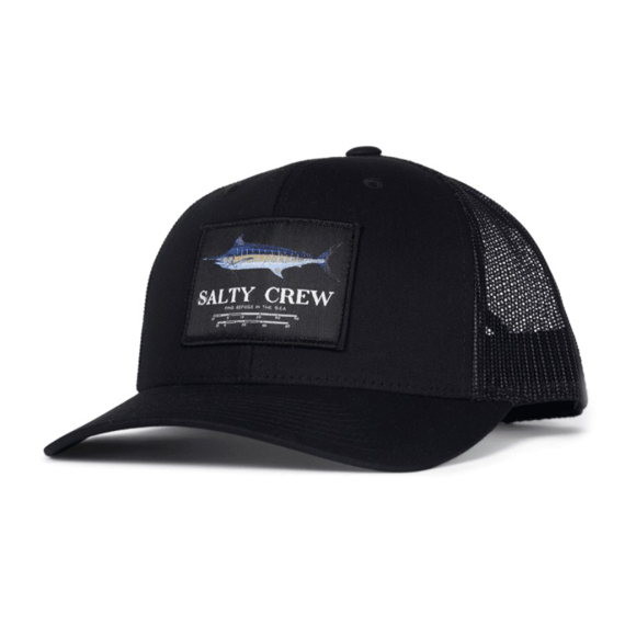 Salty Crew Marlin Mount Retro Trucker Black ryhmässä Vaatteet ja kengät / Lippalakit ja päähineet / Lippikset @ Sportfiskeprylar.se (804046527350)
