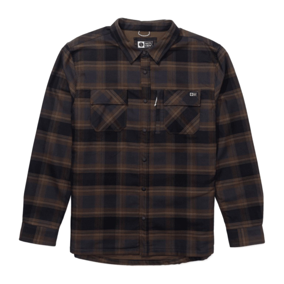Salty Crew Fathom Ls Tech Shacket Phantom ryhmässä Vaatteet ja kengät / Vaatetus / Paidat @ Sportfiskeprylar.se (804046586975r)