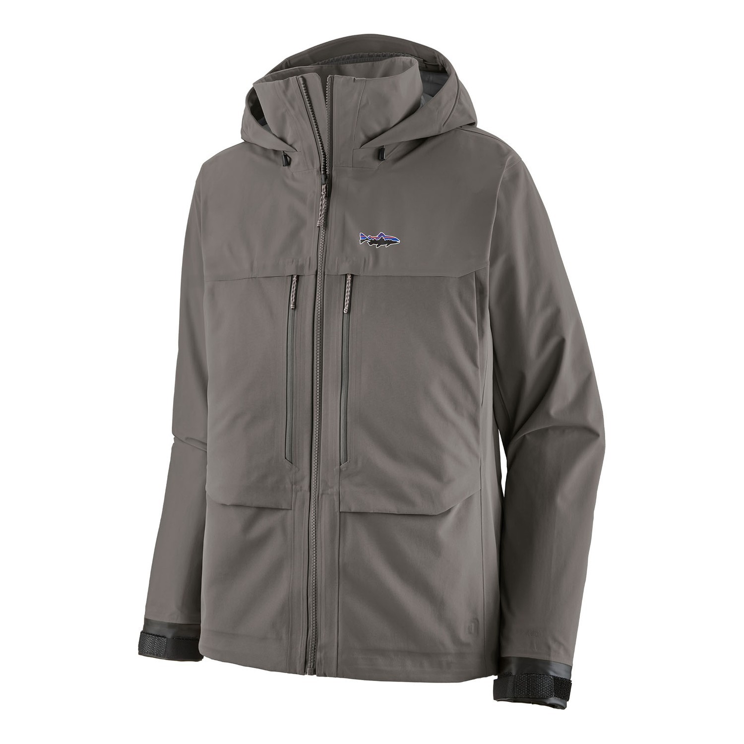 Patagonia M\'s Swiftcurrent Wading Jacket NGRY ryhmässä Vaatteet ja kengät / Vaatetus / Takit / Kahluutakit @ Sportfiskeprylar.se (81772-NGRY-XXLr)