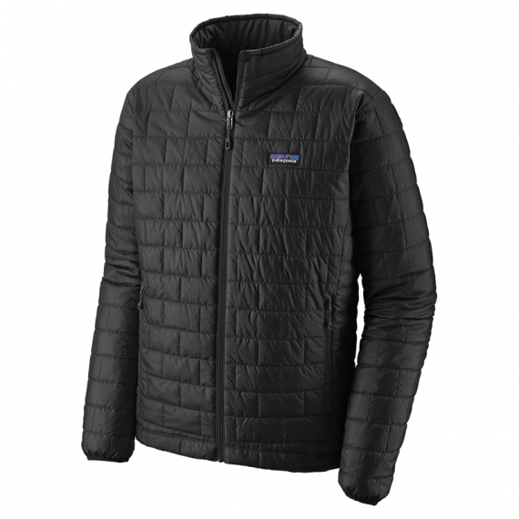 Patagonia Men\'s Nano Puff Jacket Black ryhmässä Vaatteet ja kengät / Vaatetus / Takit / Untuva- ja synteettivuorilliset takit @ Sportfiskeprylar.se (84212BLKr)