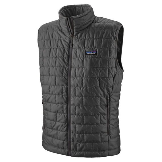 Patagonia M\'s Nano Puff Vest Forge Grey ryhmässä Vaatteet ja kengät / Vaatetus / Liivit / Arkiliivit @ Sportfiskeprylar.se (84242-FGE-Sr)