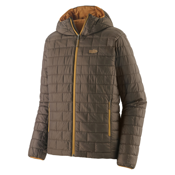Patagonia M\'s Nano Puff Fitz Roy Trout Hoody OTBR ryhmässä Vaatteet ja kengät / Vaatetus / Takit / Untuva- ja synteettivuorilliset takit @ Sportfiskeprylar.se (84456-OTBR-Lr)