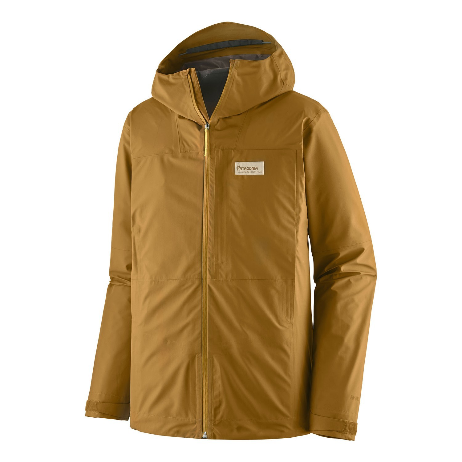 Patagonia M\'s Boulder Fork Rain Jacket Bobcat Brown ryhmässä Vaatteet ja kengät / Vaatetus / Takit / Sadetakit @ Sportfiskeprylar.se (85140-BCBN-Sr)