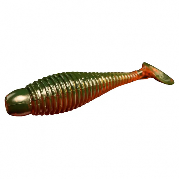 Lunker City Grubster 7cm Motor oil pepper 214 10kpl ryhmässä Vieheet / Jigit ja keinosyötit / Ahven- ja kuhajigit @ Sportfiskeprylar.se (87214)