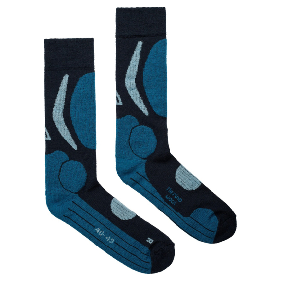 Aclima Cross Country Socks Navy Blazer / Blue Sapphire / Azure Blue ryhmässä Vaatteet ja kengät / Vaatetus / Alusosat & alusvaatteet / Sukat @ Sportfiskeprylar.se (90-105628r)