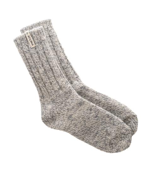 Aclima Norwegian Wool Socks Grey / White ryhmässä Vaatteet ja kengät / Vaatetus / Alusosat & alusvaatteet / Sukat @ Sportfiskeprylar.se (90-107363r)