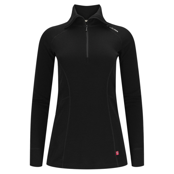 Aclima WarmWool Polo W\'s Jet Black ryhmässä Vaatteet ja kengät / Vaatetus / Alusosat & alusvaatteet / Aluspaidat @ Sportfiskeprylar.se (90-110079r)