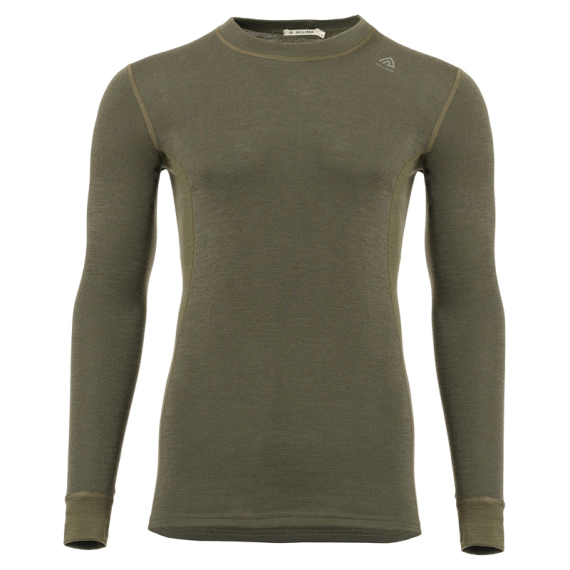Aclima WarmWool Crewneck M\'s Tarmac ryhmässä Vaatteet ja kengät / Vaatetus / Alusosat & alusvaatteet / Aluspaidat @ Sportfiskeprylar.se (90-110157r)