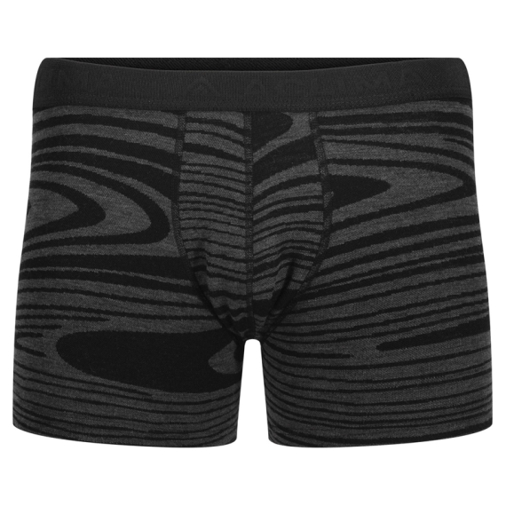 Aclima WarmWool Boxer M\'s Black Motion ryhmässä Vaatteet ja kengät / Vaatetus / Alusosat & alusvaatteet / Alusasut @ Sportfiskeprylar.se (90-110199r)