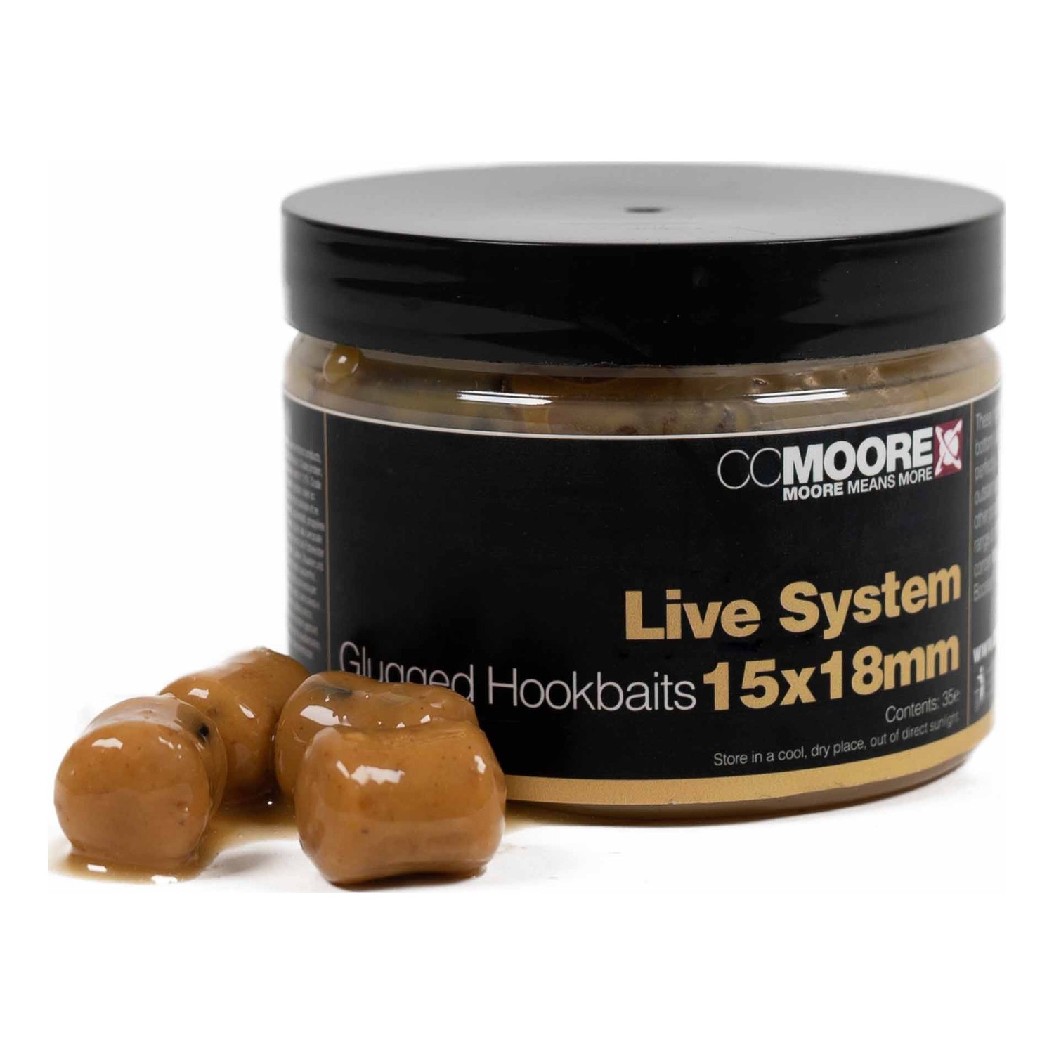 CC Moore Glugged Hookbaits ryhmässä Vieheet / Boiliet, Hook-syötit & Mäski / Pop up -syötit @ Sportfiskeprylar.se (90357r)