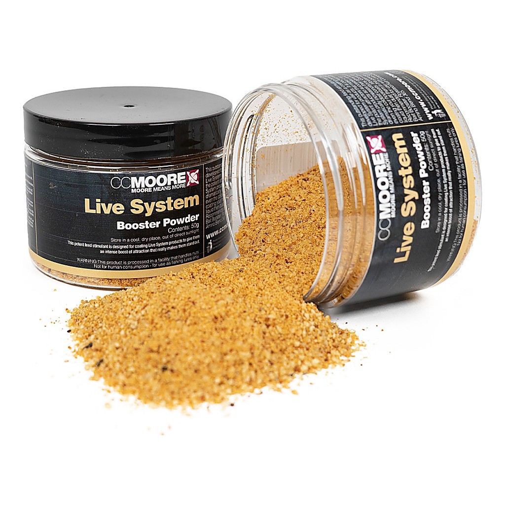 CC Moore Bait Booster Powder 50g ryhmässä Työkalut ja tarvikkeet / Tuoksut & Attractors @ Sportfiskeprylar.se (90358r)