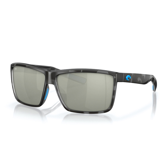 Costa Bloke 124 Matte Black Matte Gray Green Mirror 580G ryhmässä Vaatteet ja kengät / Silmälasit / Polarisoidut aurinkolasit @ Sportfiskeprylar.se (90451061)