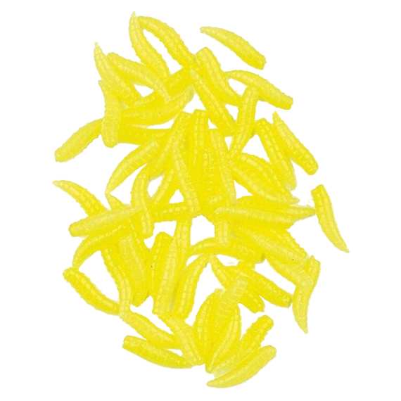 Behr Artificiell Maggot - Fluo Gul - Vieheet Boiliet, Hook-syötit & Mäski Väärennetyt syötit