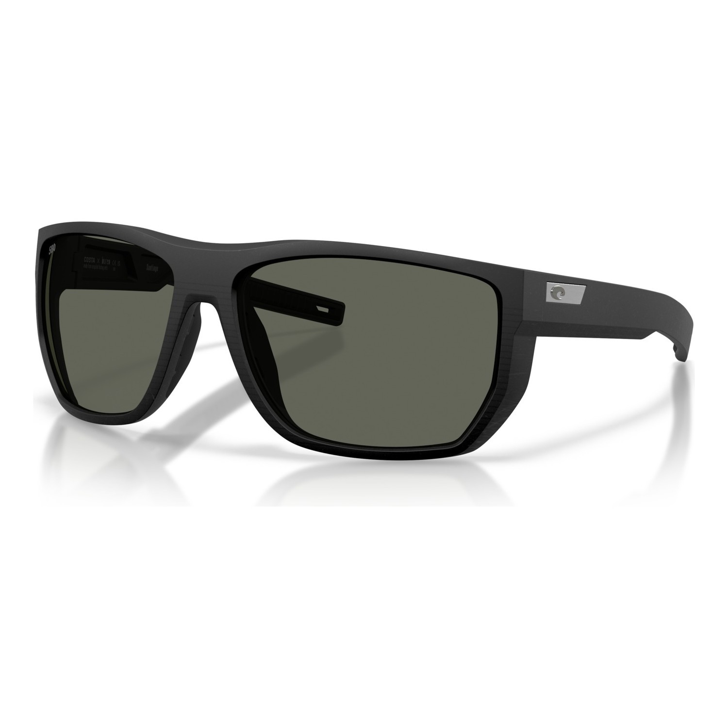 Costa Santiago - Netplus Black - Gray 580G ryhmässä Vaatteet ja kengät / Silmälasit / Polarisoidut aurinkolasit @ Sportfiskeprylar.se (90850563)