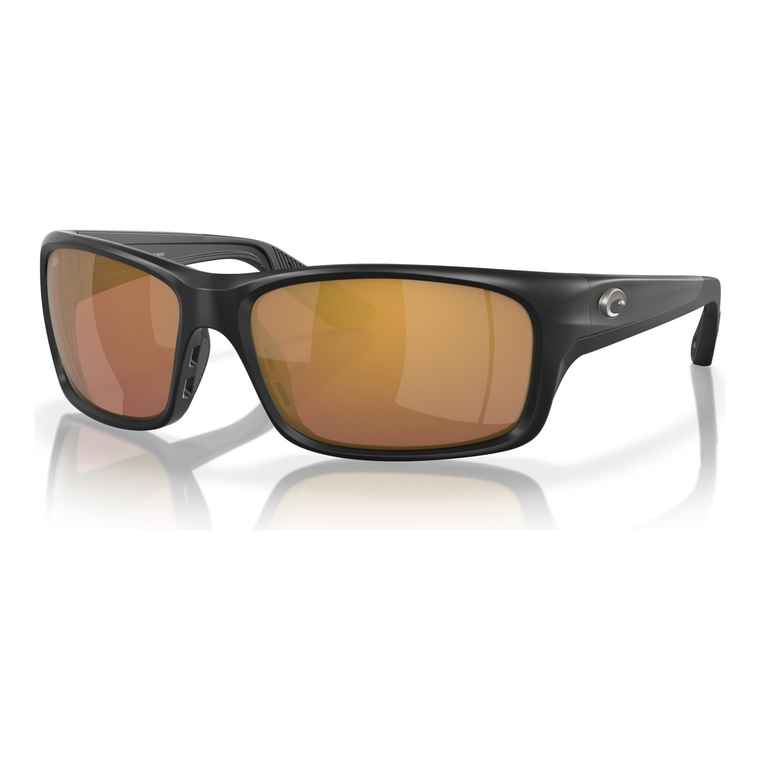 Costa Jose Pro-Matte Black-Gold Mirror 580G ryhmässä Vaatteet ja kengät / Silmälasit / Polarisoidut aurinkolasit @ Sportfiskeprylar.se (91061162)
