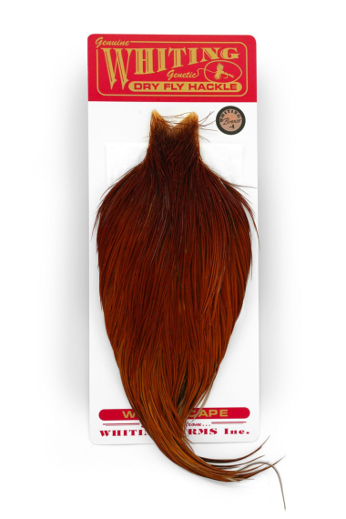 Whiting Bronze Cape Brown ryhmässä Koukut & Tarvikkeet / Perhonsidonta / Perhonsidontamateriaalit / Höyhenet & Sulat / Takit & Satulat @ Sportfiskeprylar.se (91301003)