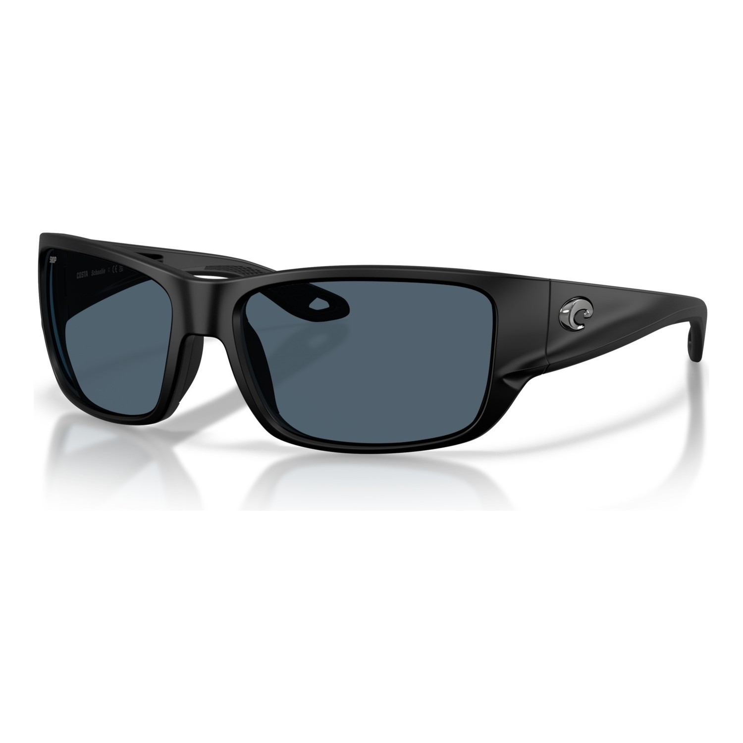 Costa Schoolie - Matte Black - Gray 580P ryhmässä Vaatteet ja kengät / Silmälasit / Polarisoidut aurinkolasit @ Sportfiskeprylar.se (91320156)