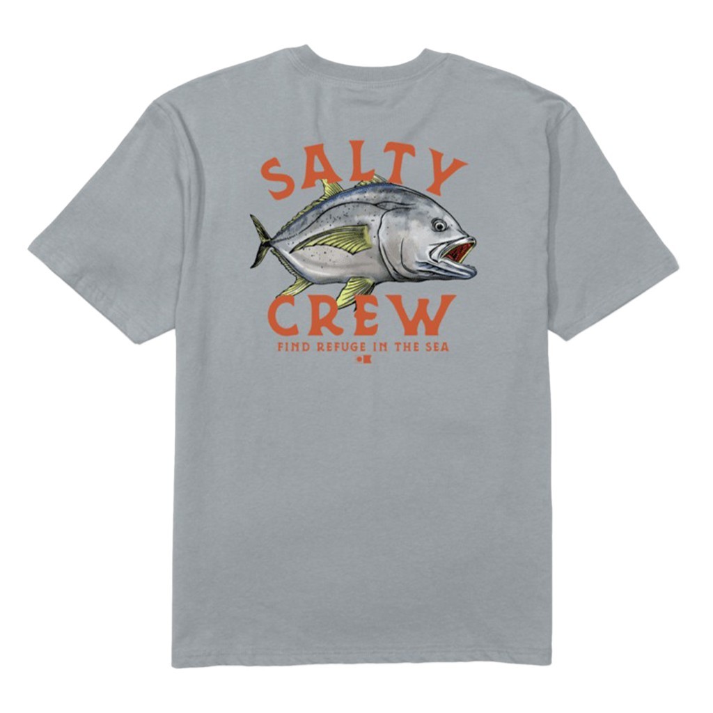 Salty Crew Ulua Classic Ss Tee QUARRY ryhmässä Vaatteet ja kengät / Vaatetus / T-paidat @ Sportfiskeprylar.se (9334966011758r)