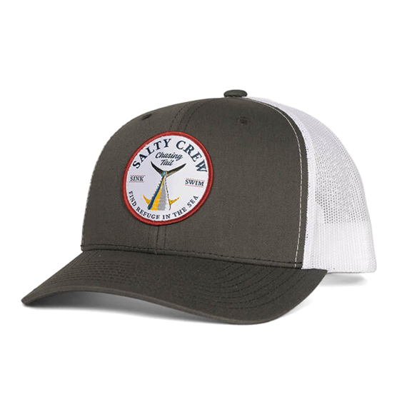 Salty Crew Bottom Dweller Retro Trucker Charcoal White ryhmässä Vaatteet ja kengät / Lippalakit ja päähineet / Lippikset @ Sportfiskeprylar.se (9334966013530)