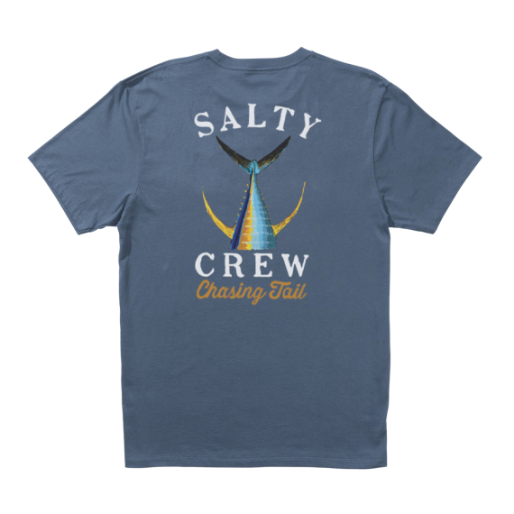 Salty Crew Tailed S/S Tee Slate ryhmässä Vaatteet ja kengät / Vaatetus / T-paidat @ Sportfiskeprylar.se (9334966183141r)
