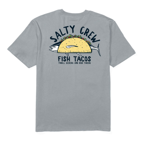 Salty Crew Baja Fresh Premium S/S Tee Quarry ryhmässä Vaatteet ja kengät / Vaatetus / T-paidat @ Sportfiskeprylar.se (9334966199630r)