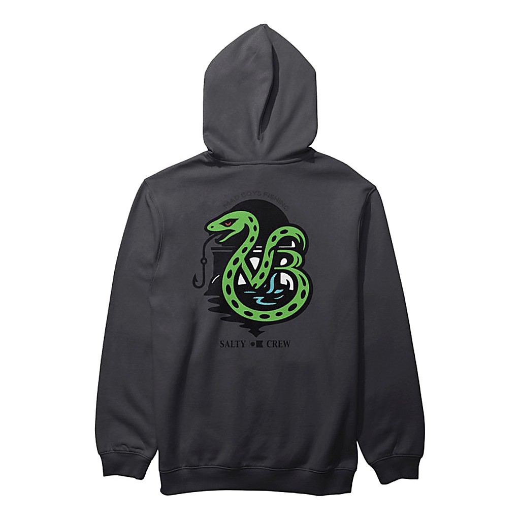 Salty Crew X Mad Boys Hoodie Phantom ryhmässä Vaatteet ja kengät / Vaatetus / T-paidat @ Sportfiskeprylar.se (9334966200619r)