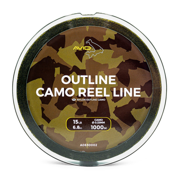 Avid Outline Camo Reel Line 1000m ryhmässä Siimat / Specimensiimat @ Sportfiskeprylar.se (A0630001r)