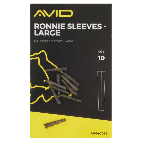 Avid Ronnie Sleeve - Large (10pcs) ryhmässä Koukut & Tarvikkeet / Rigit lisävarusteet / Kutistesukat & vapasukat @ Sportfiskeprylar.se (A0640082)