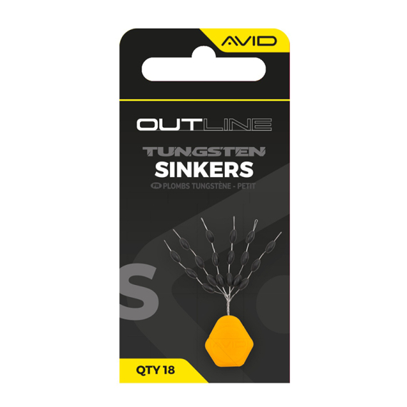 Avid Outline Tungsten Sinkers ryhmässä Koukut & Tarvikkeet / Rigit lisävarusteet / Muut rigitarvikkeet @ Sportfiskeprylar.se (A0640113r)