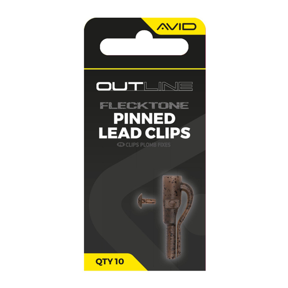 Avid Outline FleckTone Pinned Lead Clips ryhmässä Koukut & Tarvikkeet / Rigit lisävarusteet / Muut rigitarvikkeet @ Sportfiskeprylar.se (A0640116)