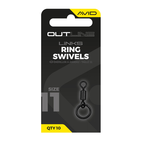 Avid Outline Ring Swivel - Size 11 ryhmässä Koukut & Tarvikkeet / Rigit lisävarusteet / Muut rigitarvikkeet @ Sportfiskeprylar.se (A0640142)
