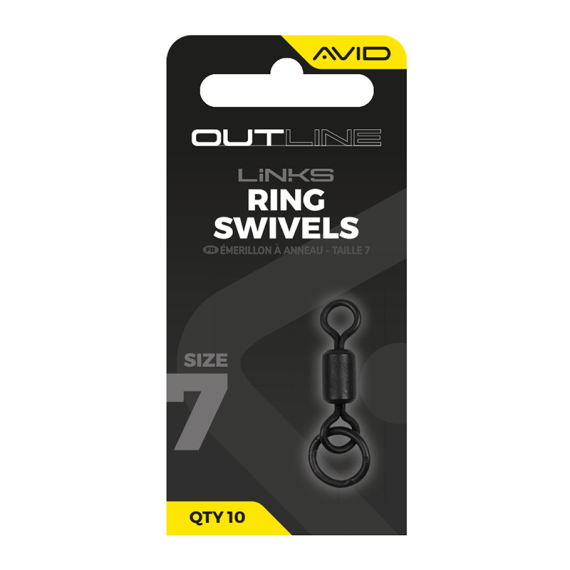 Avid Outline Ring Swivel - Size 7 ryhmässä Koukut & Tarvikkeet / Rigit lisävarusteet / Muut rigitarvikkeet @ Sportfiskeprylar.se (A0640143)