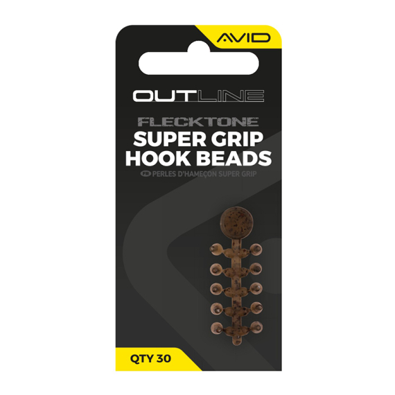Avid Outline FleckTone Super Grip Hook Beads ryhmässä Koukut & Tarvikkeet / Rigit lisävarusteet / Muut rigitarvikkeet @ Sportfiskeprylar.se (A0640147)