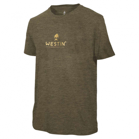 Westin Style T-Shirt Moss Melange ryhmässä Vaatteet ja kengät / Vaatetus / T-paidat @ Sportfiskeprylar.se (A113-681-Sr)
