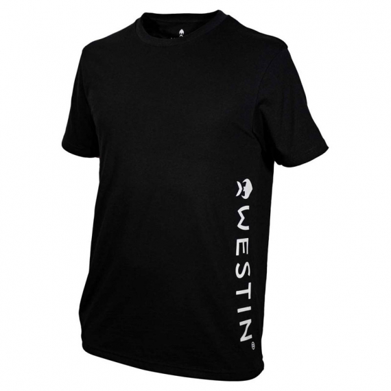 Westin Vertical T-Shirt Black ryhmässä Vaatteet ja kengät / Vaatetus / T-paidat @ Sportfiskeprylar.se (A114-386-Sr)