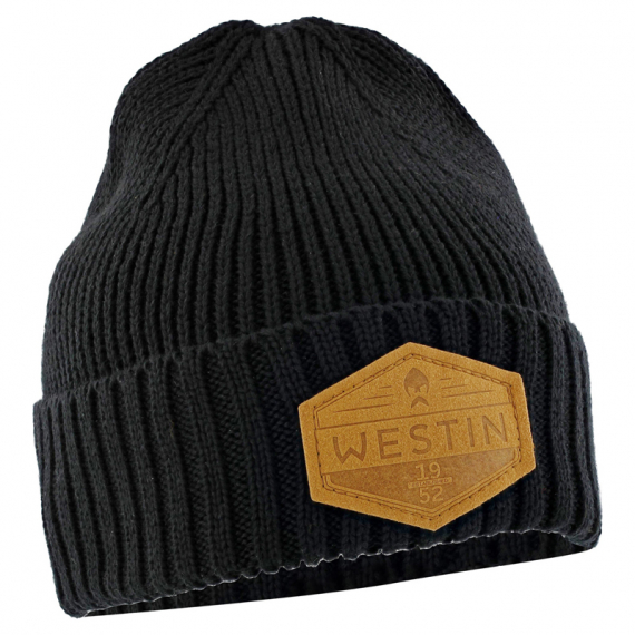 Westin Winter Beanie Black ryhmässä Vaatteet ja kengät / Lippalakit ja päähineet / Lakit & pipot @ Sportfiskeprylar.se (A135-386-OS)