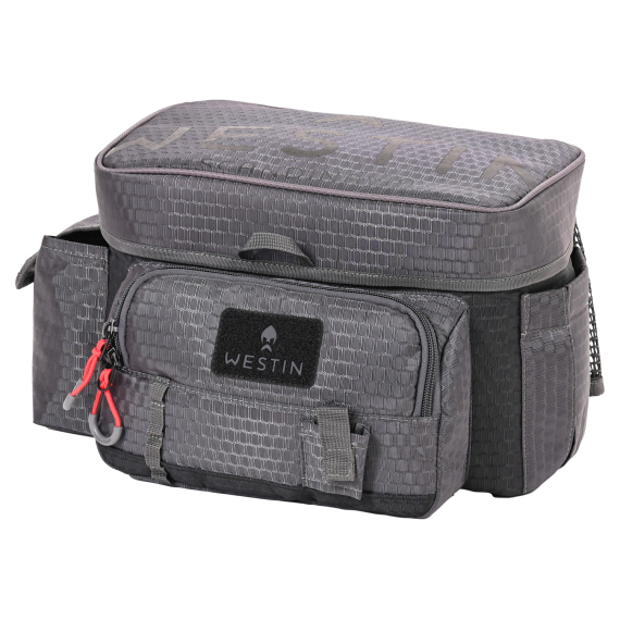 Westin W4 Waist Pack 4 Boxes Large Titanium Black ryhmässä Säilytys / Kalastuslaukut / Vyölaukut @ Sportfiskeprylar.se (A243-988-L)