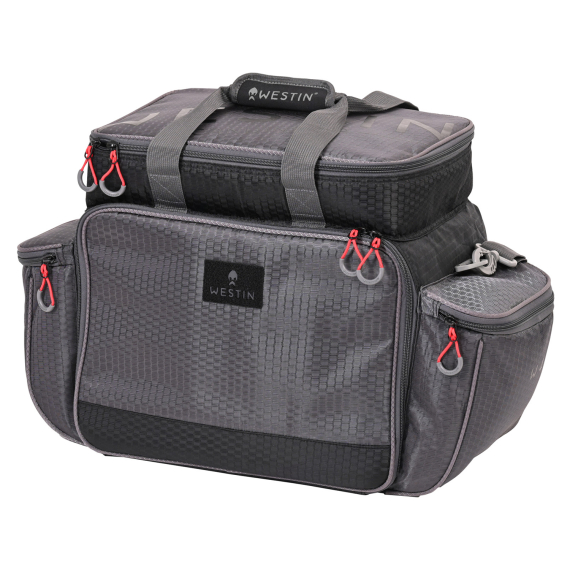 Westin W4 Master Lure Bag 5 Boxes Os Titanium Black ryhmässä Säilytys / Kalastuslaukut / Viehelaukut @ Sportfiskeprylar.se (A247-988-OS)
