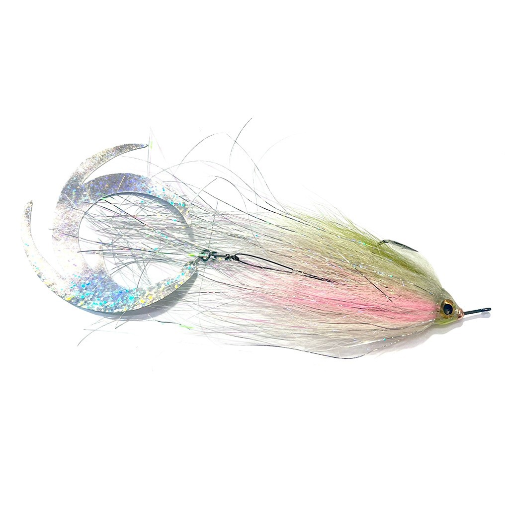 Vision Pike - Jig Dragontail Rainbow Trout fly #4/0 ryhmässä Vieheet / Perhot / Haukiperhot @ Sportfiskeprylar.se (A276900052-40)